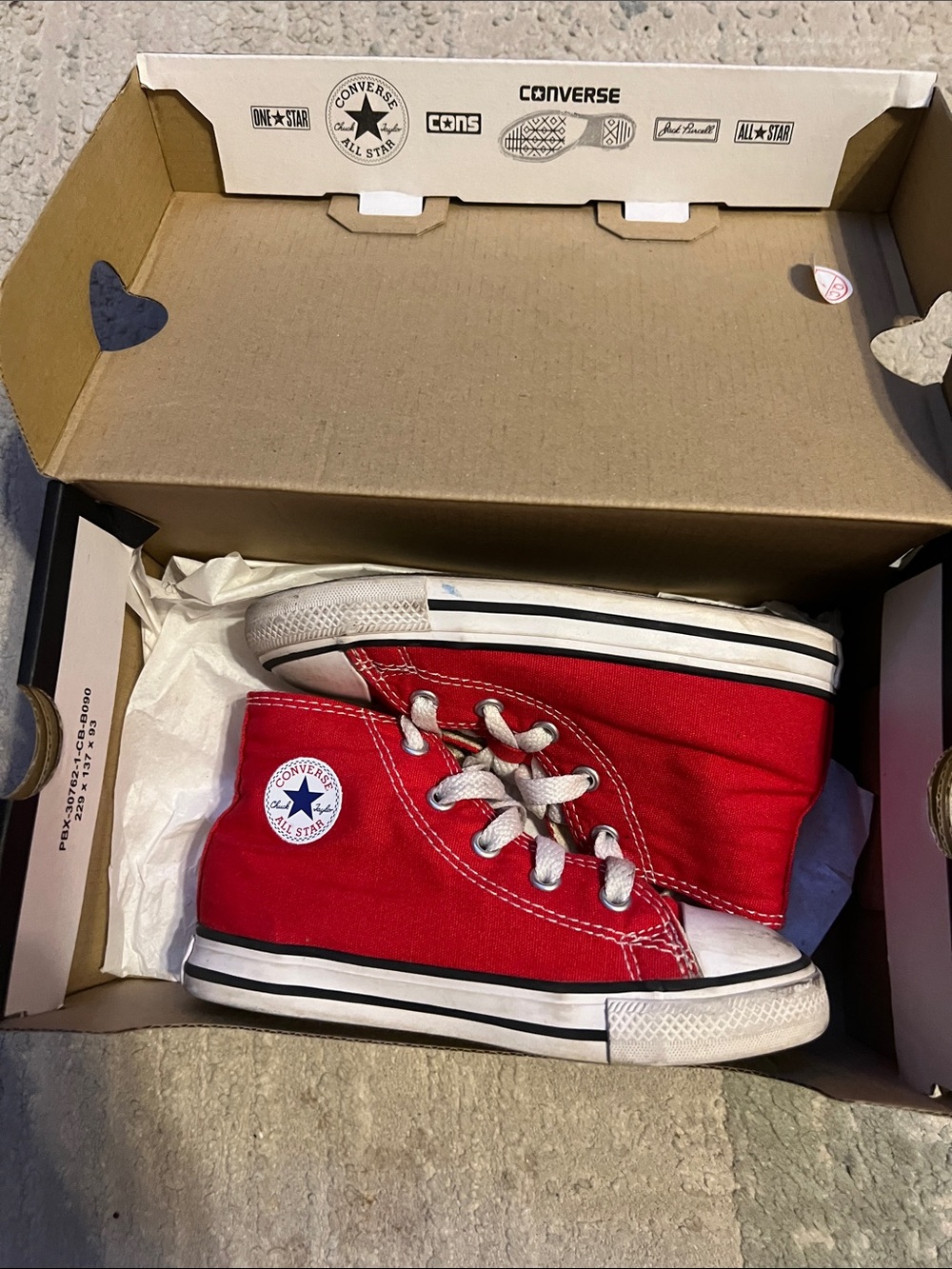 Converse ALLSTAR HI sz 9 Infant